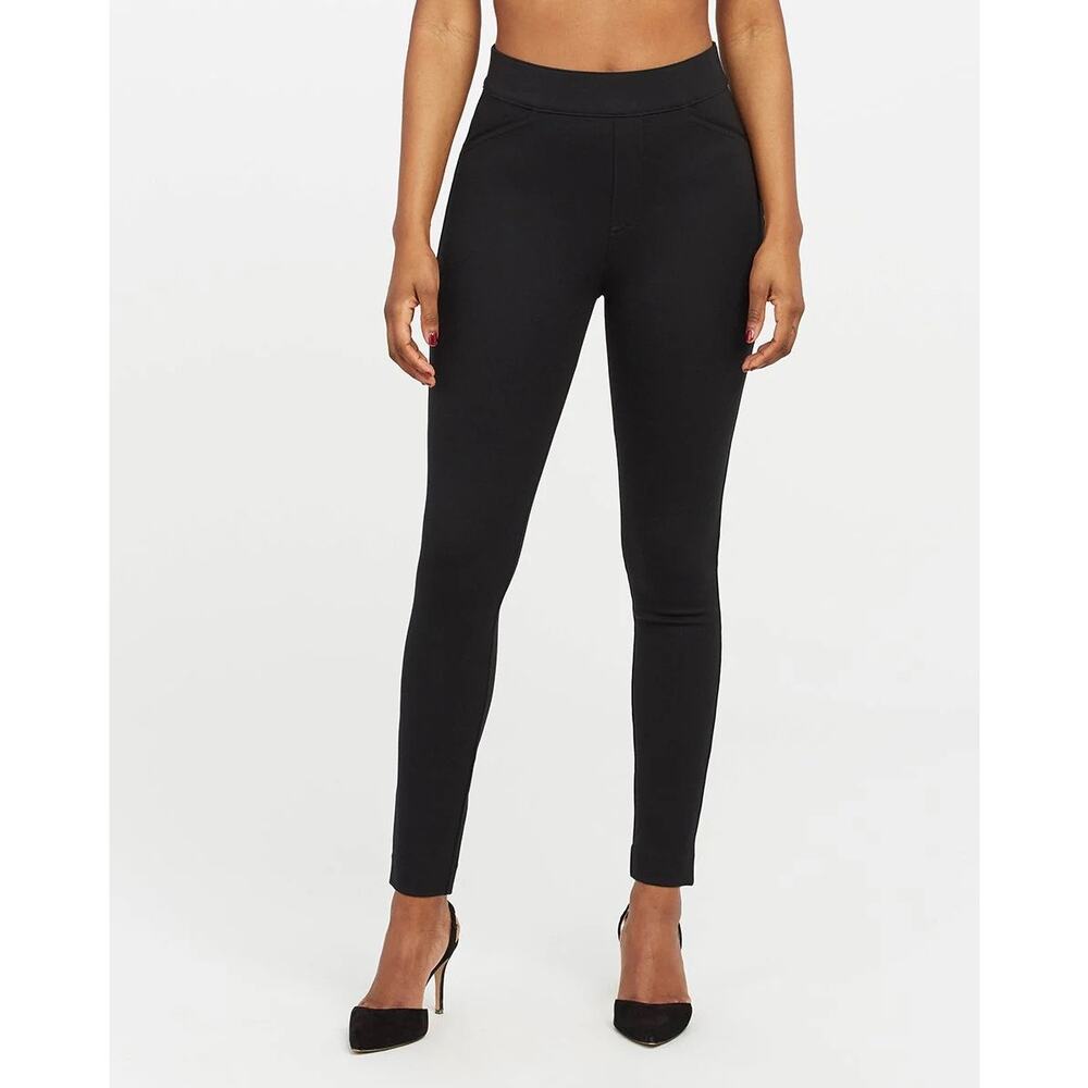 NWOT Spanx The Perfect Pant Ankle Backseam Stretch Skinny Classic Black Size XS